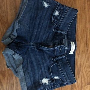 Abercrombie girls jean shorts